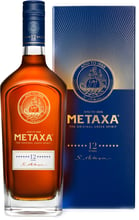 Бренді Metaxa 12 Stars, 0.7л 40%, у подарунковій упаковці (BDA1BR-YFK070-012)
