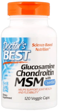 Doctor's Best Glucosamine Chondroitin MSM with OptiMSM 120 Caps (DRB-00080)