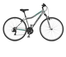 Велосипед AUTHOR (2023) Compact ASL 28", рама 17", серебристый (зеленый)/серебристый (2023177)
