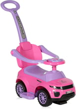 Машинка-каталка Lorelli OFF ROAD+HANDLE (pink)