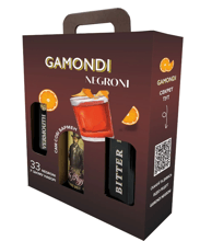 Набор Gamondi Negroni: Джин Mr. Higgins London Dry Gin 37,5% 1 л + Ликер Gamondi Bitter 25% 1 л + Вермут Gamondi Vermouth Rosso Di Torino 18% 1 л (ALR17843)