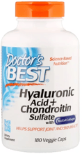 Doctor's Best Best Hyaluronic Acid With Chondroitin Sulfate 180 Caps (DRB-00228)