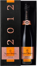 Шампанське Veuve Clicquot Vintage Rosé 2012, рожевий сухий брют, 0.75л 12%, в подарунковій упаковці (BDA1SH-SVC075-022)