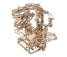 Механический 3D пазл UGEARS Механическая модель Марбл-трасса Цепной подъемник (70156)