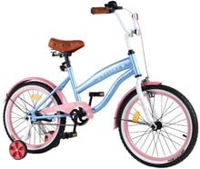 Велосипед Tilly CRUISER 18' T-21837 blue+pink