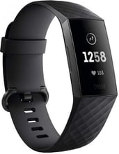 Fitbit Charge 3 Black/Graphite (FB409GMBK) Certified Refurbished