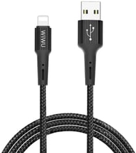 WIWU Gear G30 Series USB Cable to Lightning 1.2m Black