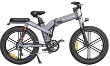 Электровелосипед Engwe X26 (750 Вт, 19 + 7,5 А/ч, 48 В ), колеса 26", серый