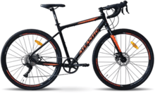 Велосипед Atlantic 2023' 28" Xenon DX A51DX-2849-BO L/19"/49см (2268) black/orange
