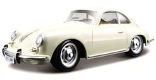 Автомодель Bburago Porsche 356b (1961) (асорті слонова кістка, червоний, 1:24) (18-22079)