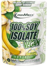 IronMaxx 100% Vegan Soy Protein Isolate 500 g / 16 servings / Банан