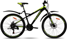 Велосипед Atlantic 2022' 26" Rekon NX A1NX-2644-BY M/17"/44см (3272) black/lime