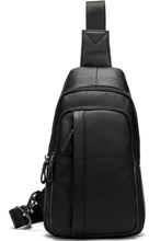Мужская сумка-слинг Buffalo Bags черная (SHIM707A-black)