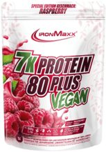 IronMaxx Vegan Protein 7k 80 Plus 500 g / 17 servings / Raspberry