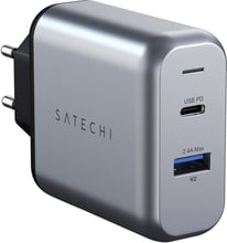 Satechi Wall Charger USB-C and USB 30W Space Grey (ST-MCCAM-EU)
