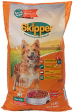 Сухий корм для собак SKIPPER курка та яловичина 10 кг (5948308003529)