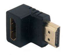 Extradigital HDMI to HDMI, 90 Degree, v1.4, Gold (KBH1671)