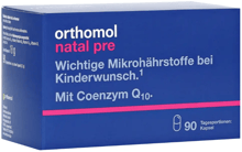 Orthomol Natal Pre Витаминный комплекс для подготовки к зачатию ребенка, во время беременности и кормления 90 капсул