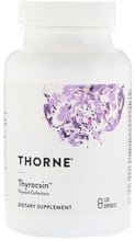 Thorne Research Thyrocsin Thyroid Cofactors 120 Veg Caps Поддержка щитовидной железы, тирозин