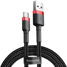Baseus USB Cable to USB-C Cafule 50cm Red/Black (CATKLF-A91)