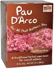Now Foods Pau D'Arco Caffeine-Free 24 Tea Bags Чай з Пау Дарко 24 пакетика