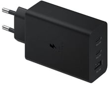 Samsung Wall Charger USB+2xUSB-C Trio 65W+15W+25W Black (EP-T6530NBEGRU)