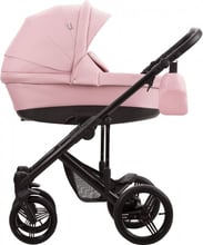 Детская коляска 2 в 1 Bebetto Magnum Lux 01 pink black frame