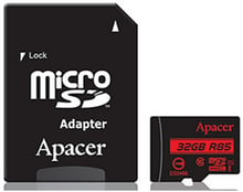 Apacer 32GB microSDHC Class 10 UHS-I U1 + adapter (AP32GMCSH10U5-R)