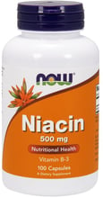 NOW Foods Niacin 500 mg Capsules 100 caps