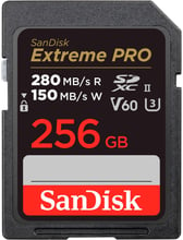 SanDisk 256GB SDXC Class 10 UHS-II U3 V60 Extreme Pro (SDSDXEP-256G-GN4IN)