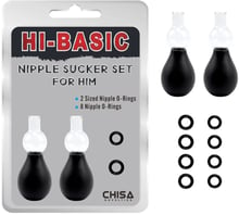 Вакуумные помпы для сосков CHISA HI-BASIC - Nipple Sucker Set for Him