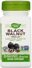 Nature's Way, Black Walnut, Hulls, 500 mg, 100 Capsules (NWY-10600)