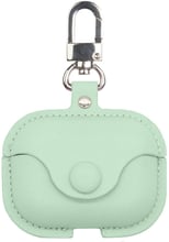 Чехол для наушников Fashion Leather Case Smile Green for Apple AirPods Pro