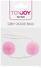 Вагинальные шарики Girly Giggle, 3 см, светло-розовый