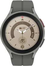 Samsung Galaxy Watch 5 Pro 45mm Grey Titanium with Grey D-Buckle Sport Band (SM-R920NZTA)