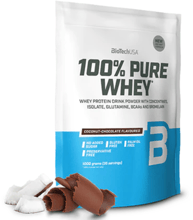 BioTechUSA 100% Pure Whey 1000 g / 35 servings / Coconut Chocolate