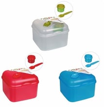 Ланч бокс Herevin Salad Box Mix Coloured с приборами (161450-000)