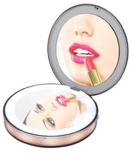 Карманное зеркало для макияжа UFT с LED подсветкой G-SIO CM2