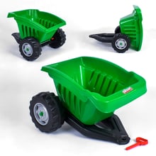 Прицеп для педального трактора Pilsan зеленый (07-317)