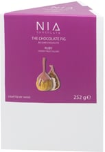 Инжир NIA CHOCOLATE The Chocolate Fig Ruby 252 г, сушеный в розовом шоколаде с начинкой из лесных фруктов с ароматом бренди (8683465820134)