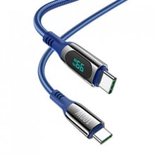 Hoco Cable USB-C to USB-C S51 3A 100W 1.2m Blue