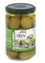 Оливки с косточкой Casa Rinaldi Гигантские зеленые GGG 310 г (8006165388825)