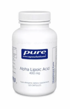 Pure Encapsulations Alpha Lipoic Acid 400 mg Альфа-липоевая кислота 120 капсул