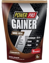 Power Pro Gainer 4000 g /100 servings/ Бразильский орех
