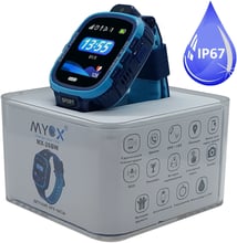 Дитячі водонепроникні GPS годинник MYOX МХ-26BW Sport сині (камера)