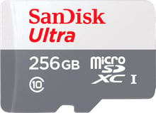 SanDisk 256GB microSDXC Сlass 10 UHS-I Ultra (SDSQUNR-256G-GN3MN)