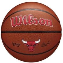 Wilson NBA TEAM COMPOSITE BSKT CHI BULLS баскетбольный size 7 (WTB3100XBCHI)