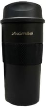 Термокухоль Kamille 480 мл чорний (KM-2049A)