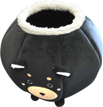 Домик для котов Croci Fluffy Round 50х50 см черный (C6078283)