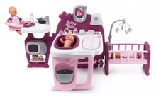 Большой игровой центр Smoby Baby Nurse Прованс комната малыша с кухней, ванной, спальней и аксессуарами (220349)